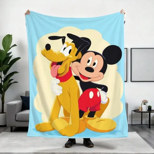 Discover DISNEY Funny Mickey And Friends  Fleece Blanket,Bed,Sofa 8