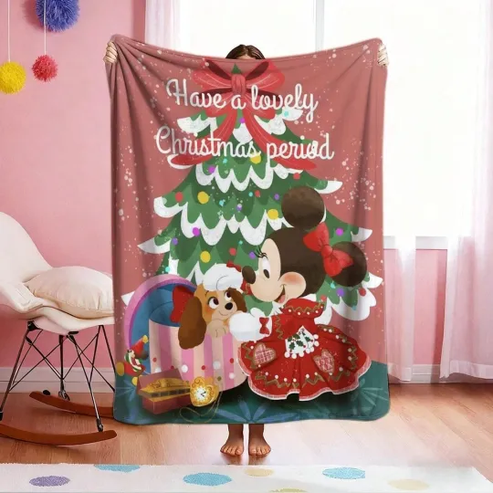 Discover DISNEY Funny Mickey And Minnie  Fleece Blanket,Bed,Sofa 7