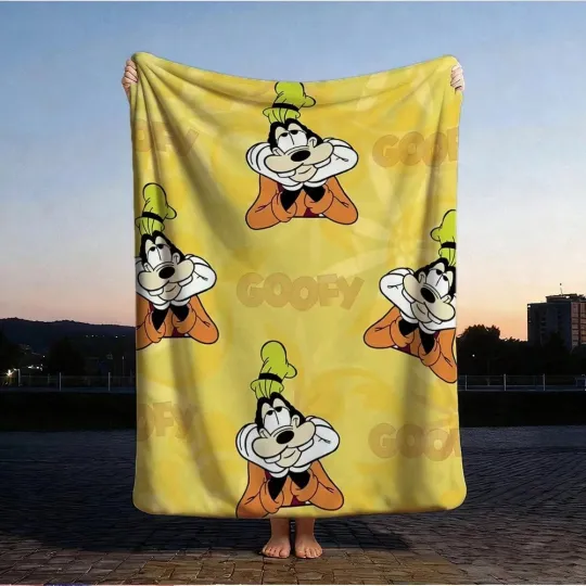 Discover DISNEY Funny Goofy Fleece Blanket,Bed,Sofa 7