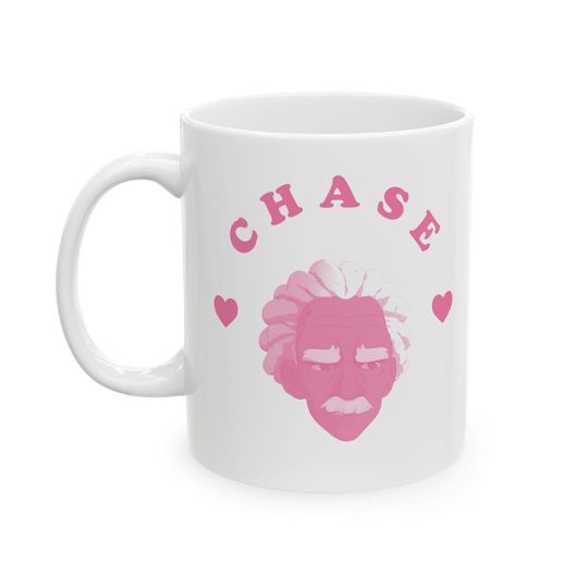 Discover Chase pink heart mug, Chase Dispatch Mug
