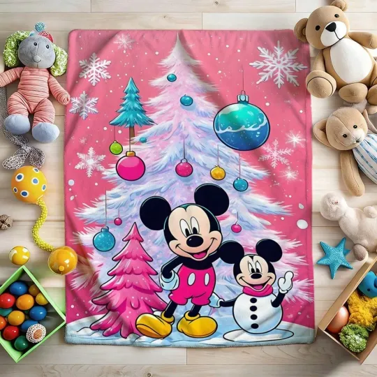 Discover DISNEY Mickey And Friends Fleece Blanket,Bed,Sofa 4