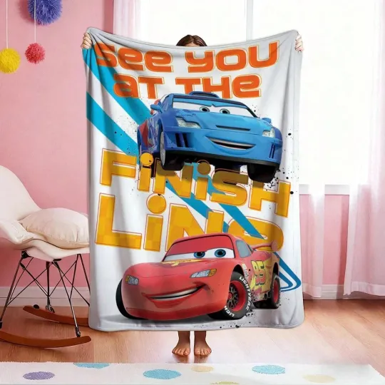 Discover DISNEY Lightning MCQueen Fleece Blanket,Bed,Sofa 3
