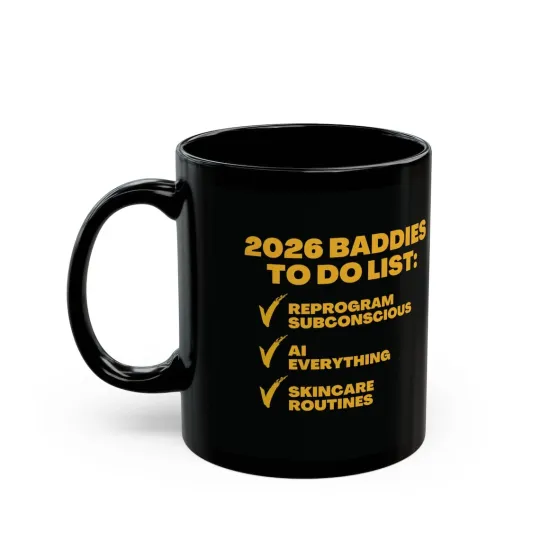Discover 2026 Baddies To Do List Mug – Trendy Coffee Cup, Self-Care & Skincare Gift