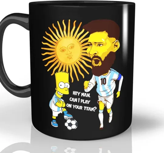 Discover Black Ceramic Mug Football Cup Sport Movies Father Day Birthday Holiday New Year