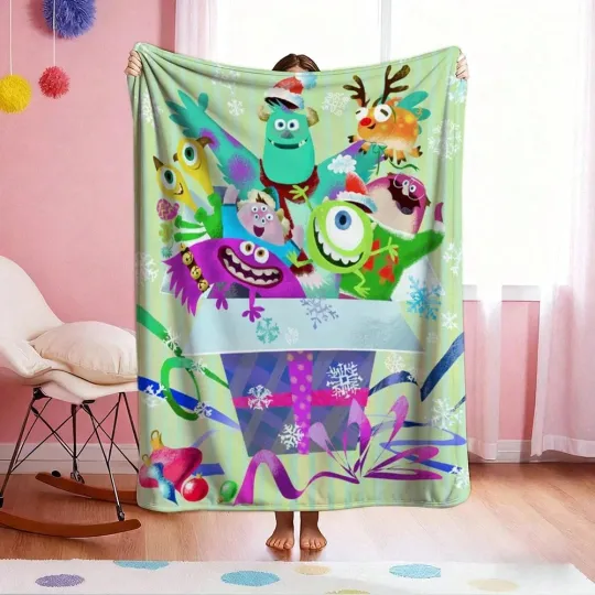 Discover DISNEY M.Onsters U.Niversity Fleece Blanket,Bed,Sofa 9