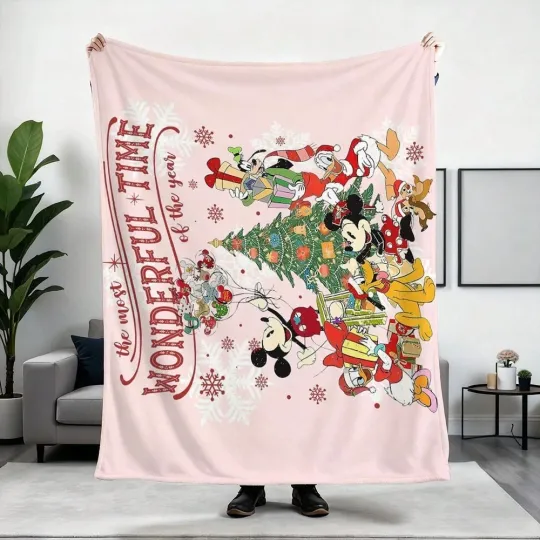 Discover DISNEY Mickey And Friends Fleece Blanket,Bed,Sofa  5
