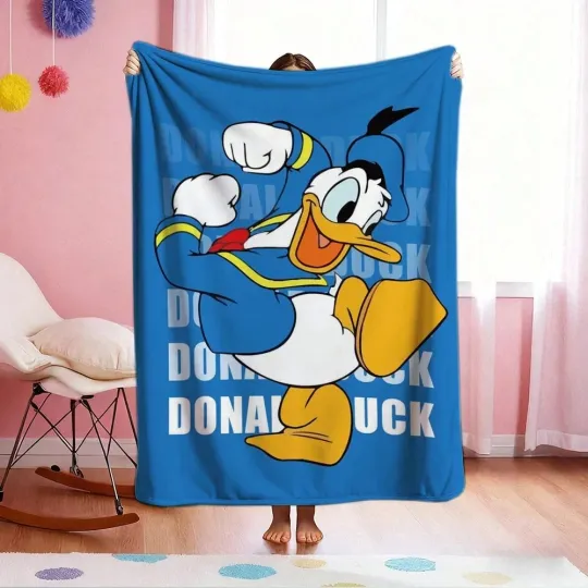 Discover DISNEY D.Onald Duck Fleece Blanket,Bed,Sofa  3