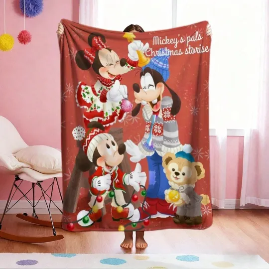 Discover DISNEY Mickey And Friends Fleece Blanket,Bed,Sofa  3