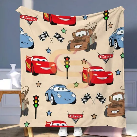 Discover DISNEY I Love Cars Fleece Blanket,Bed,Sofa 6