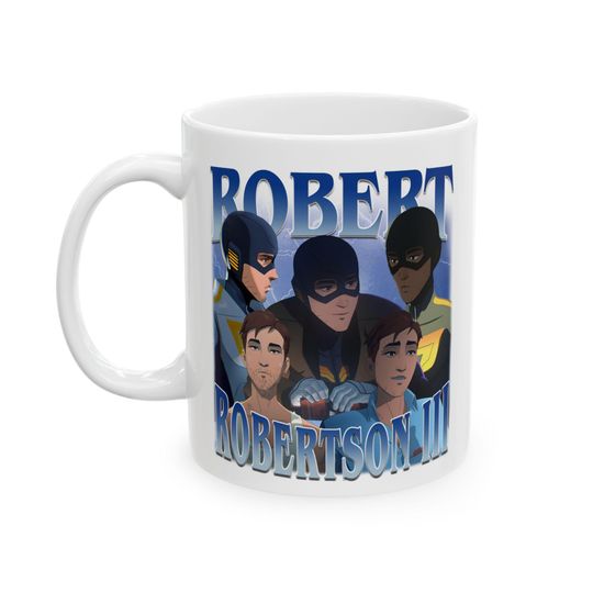 Robert Robertson III Dispatch Gaming mug, Videogame Vintage Retro Bootleg mug, Robert Robertson Dispatch Game mug