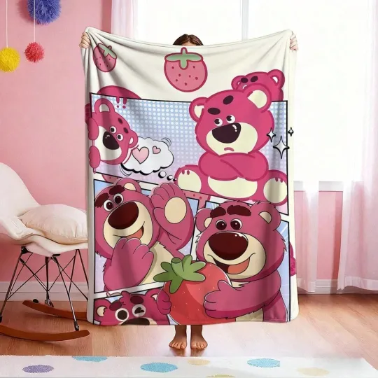 Discover DISNEY Cute  LOtso Fleece Blanket,Bed,Sofa