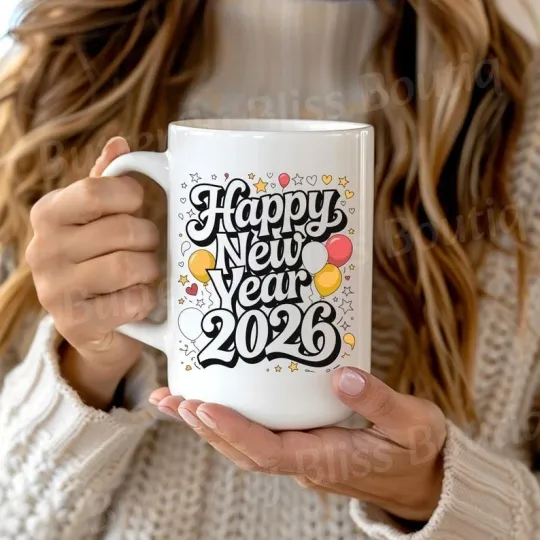 Discover 2026 Ceramic Mug New Year Coffee Mug
