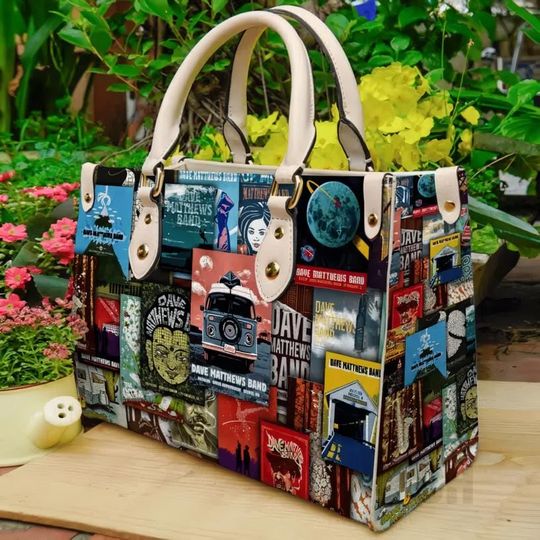 Discover Dave Matthews Women Leather Handbag, Custom Leather Shopping Bag