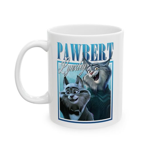 Discover Vintage Pawbert Ceramic Mug, (11oz, 15oz), Pawbert Zootopia mug