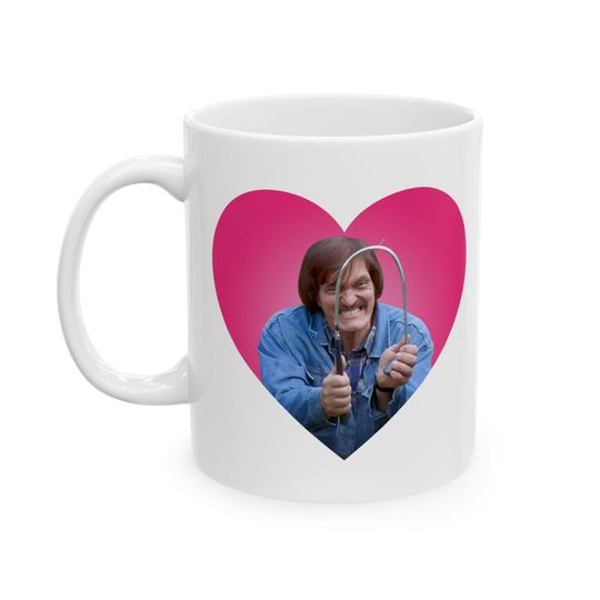 Mr. Larson. Bent club mug, Adam Sandler mug, Adam Sandler 90's Comedy mug