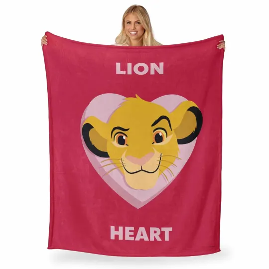 Discover Disney Lion King Lion Heart Disneyland Fleece Blanket