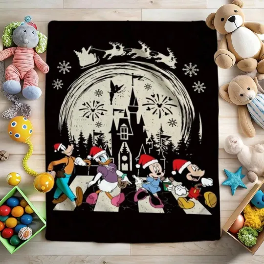 Discover DISNEY Cute Mickey And Friends Fleece Blanket,Bed,Sofa
