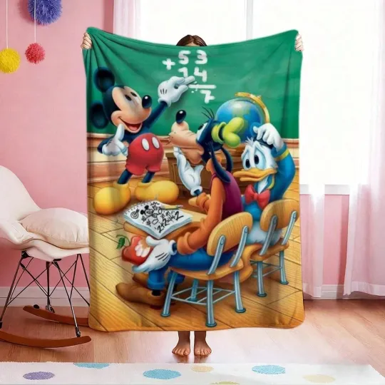 Discover DISNEY Mickey And Friends Fleece Blanket,Bed,Sofa 9