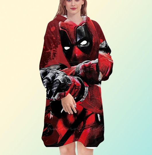 Discover Deadpool Blanket Hoodie