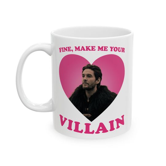 Discover Fine Make Me Your Villain mug, Ben Barnes Fine Make Me Your Villain mug