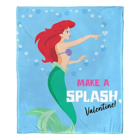 Discover Disney Princesses Make A Splash Disneyland Fleece Blanket