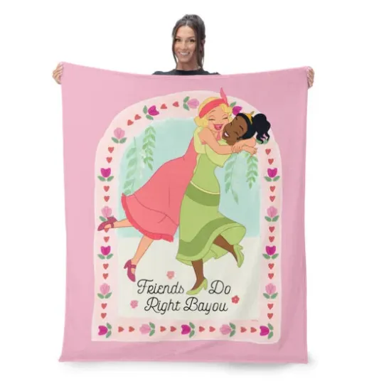 Discover Disney Princess Right Bayou  Disneyland Fleece Blanket