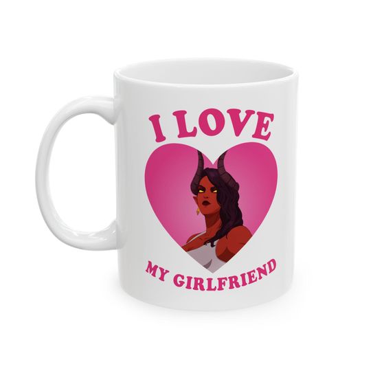 Discover I love my girlfriend Malevola Dispatch Gaming mug, Videogame Funny mug, Malevola Dispatch Game mug