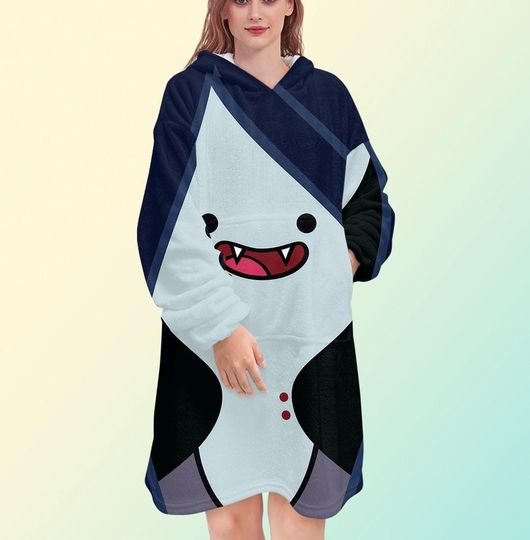 Adventure Time Marceline Blanket Hoodie Oversized Fleece Sweatshirt Unisex