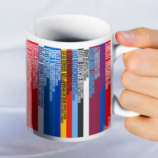Discover Arsenal 2025-2026 Fixtures Mug Football Mug Birthday Present, Premier league