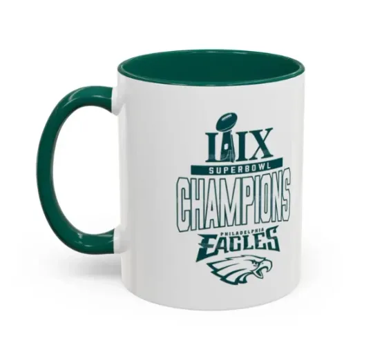 Discover Philadelphia Football Midnight Green Team Mug 2026 Champion Gift Cup