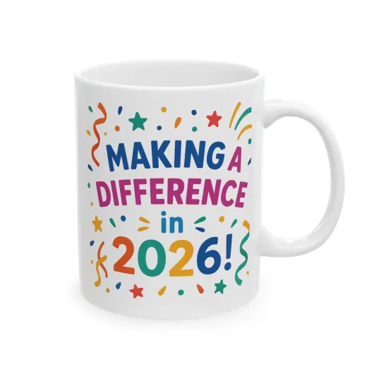 Discover "Making a Difference in 2026" Celebration Coffee Cup