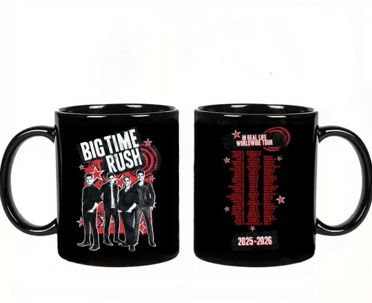 Discover Big Time Rush Tour In Real Life Worldwide 2025-2026 Mug