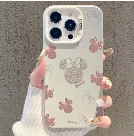 Discover Disney Cute Mickey Mouse Phone Case for iPhone 14 Pro 15 16 13 Pro Max 12
