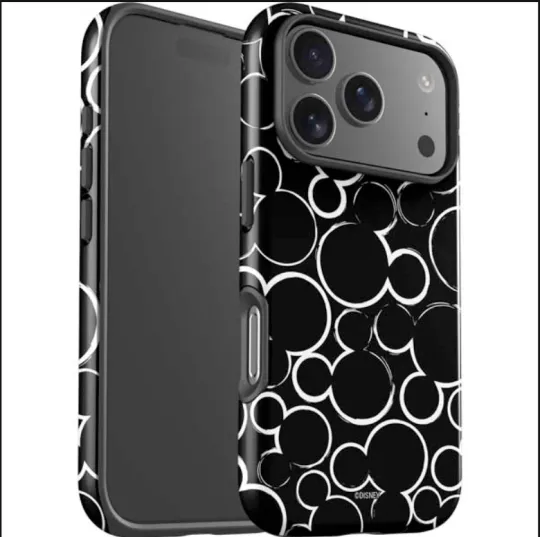 Discover Disney Mickey Mouse Logo Pattern iPhone 13-17 Pro Max Impact Case