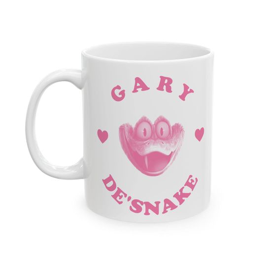 Discover Gary De'Snake Pink Heart Ceramic Mug, (11oz, 15oz), Gary De'Snake Zootopia mug