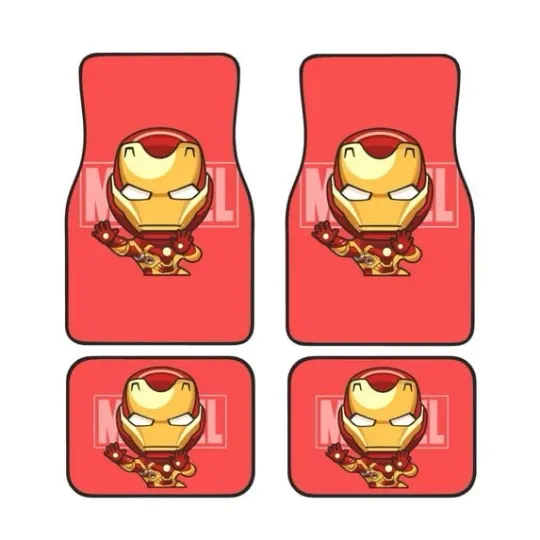 Discover Personalized Iron Man Car Floor Mats Front and Rear