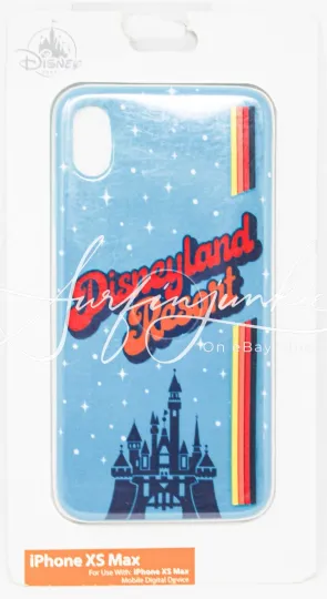 Discover Disneyland Resort Castle Rainbow Iphone Case Phone XS MAX Plastic Disney New