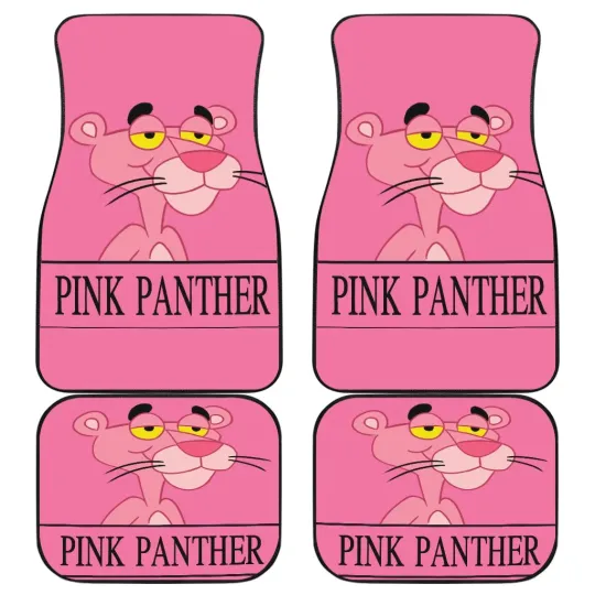 Pink Panther Car Floor Mat Front and Back Vehicle Decor Accessories