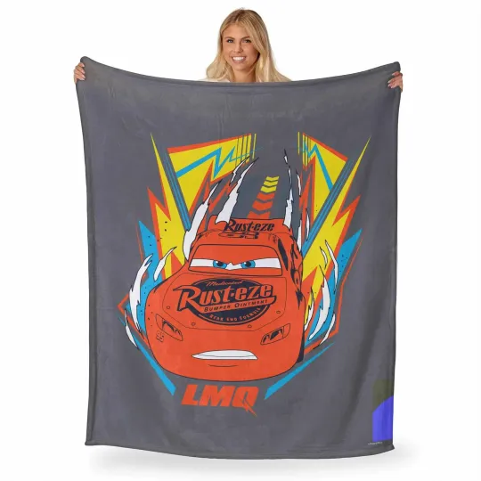 Discover Disney Pixar Cars LMQ Disneyland Fleece Blanket