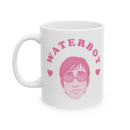 Waterboy pink heart mug, Waterboy Dispatch Mug