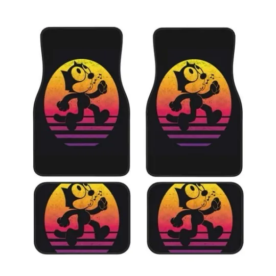 Discover Felix The Cat Car Floor Mat Front and Back Universal Fit