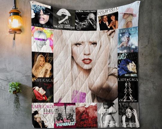 Discover Album Quilt Blanket, Music & Christmas Bedding, Lover's Gift