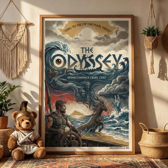 Discover The Odyssey 2026 - Minimal Movie Poster  Digital Download Printable Wall Art