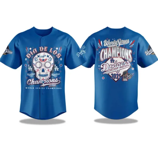 Dodgers Dia De Los World Series Champions 2025 Jersey