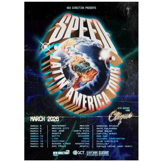 Discover Speed Invasion America Tour March 2026 Concert Poster