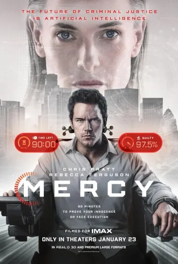 Discover Mercy (2026) Movie Poster - Premium Matte Vertical Poster