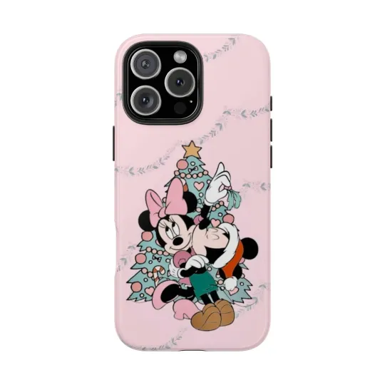 Discover Mickey Minnie Phone Cover, Retro Disney Christmas Holiday Phone Case