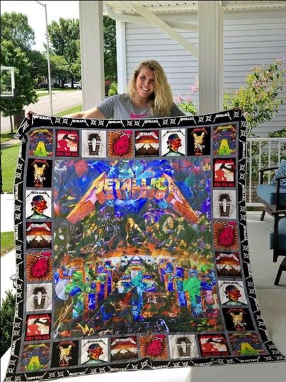 Discover Metal Rock Band Sherpa Fleece Blanket, Quilt for Rock Fans