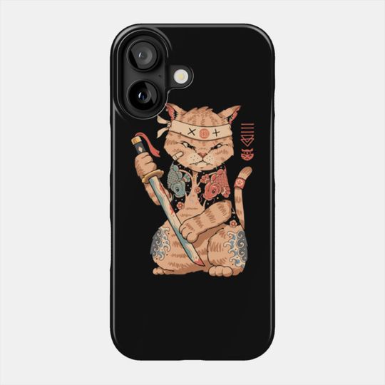 Catana Sword - Samurai Cat - Phone Case