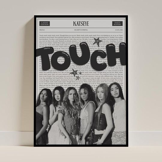 Discover Katseye "Touch" (SIS Album) Poster | No Framed